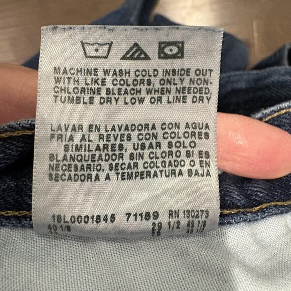 Wrangler Jeans Mens 38x29 Blue Regular Fit 96501MR Denim Straight Leg Comfort - Picture 12 of 13